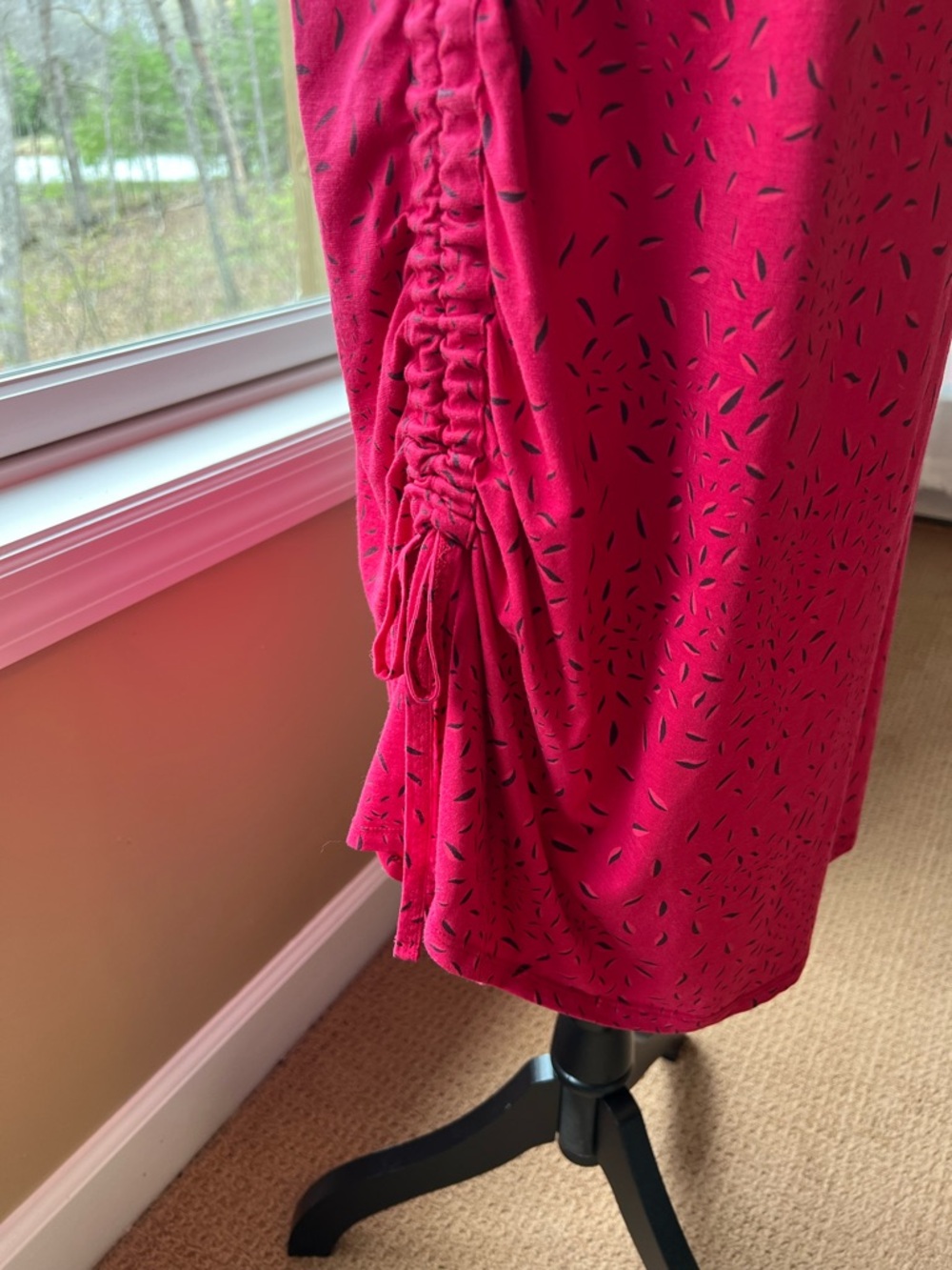 Toad&Co Samba Muse Dress Organic Cotton - Large - Red - Picture 5 of 10